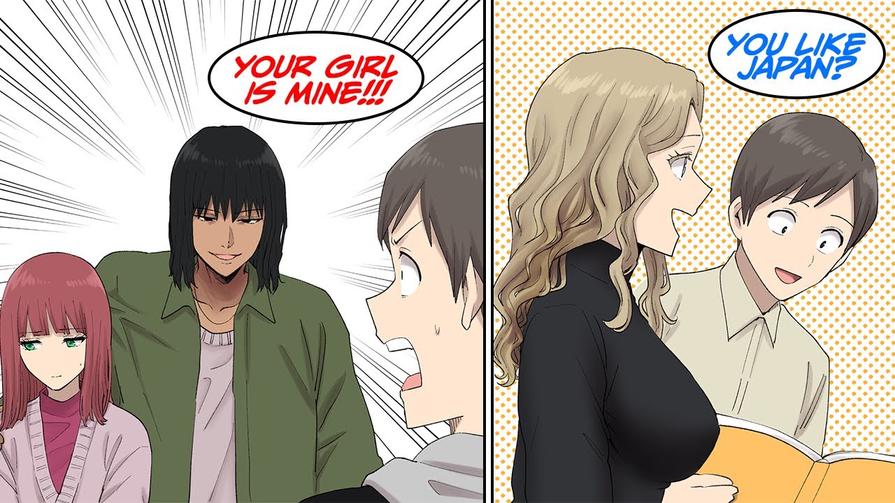 My girlfriend cheated on me but then I started teaching a beautiful foreigner Japanese [Manga Dub]