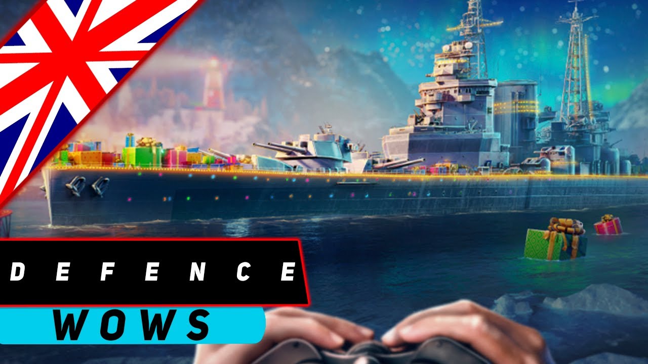 КРЕЙСЕР DEFENCE! БРИТАНСКИЙ УТЮГ С ПОЧТИ ПУШКАМИ ЛИНКОРА! WORLD OF WARSHIPS