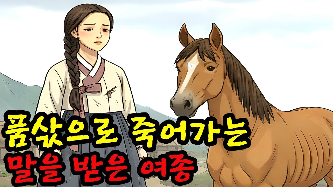 품삭으로 죽어가는 말을 받은 여종 ㅣ야담 옛이야기 오디오북 수면동