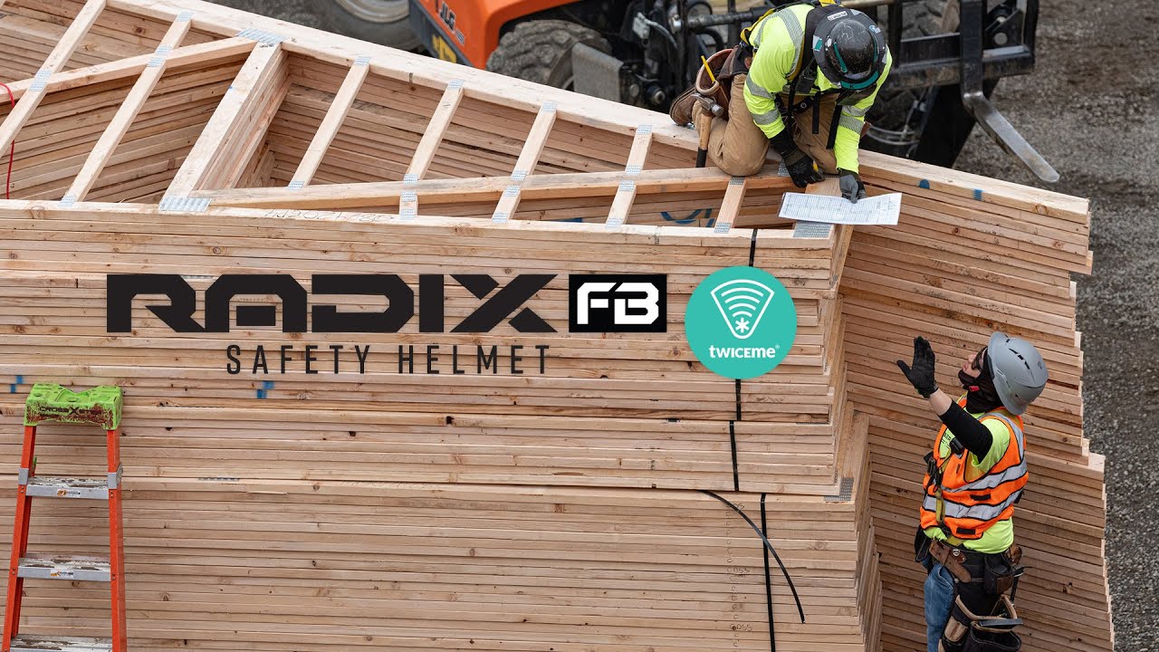 RADIX Full Brim Safety Helmet with Twiceme&reg; Technology