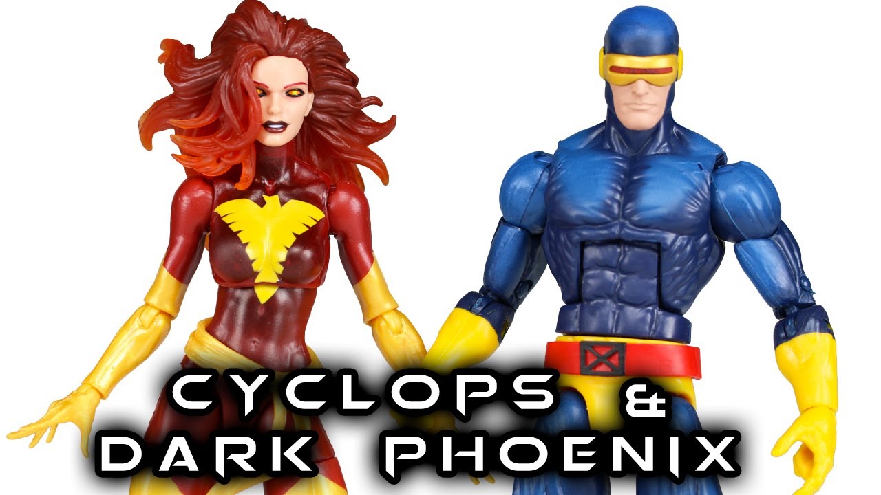 Marvel Legends CYCLOPS & DARK PHOENIX ToysrUs Exclusive X-Men 2pk Action Figure Toy Review