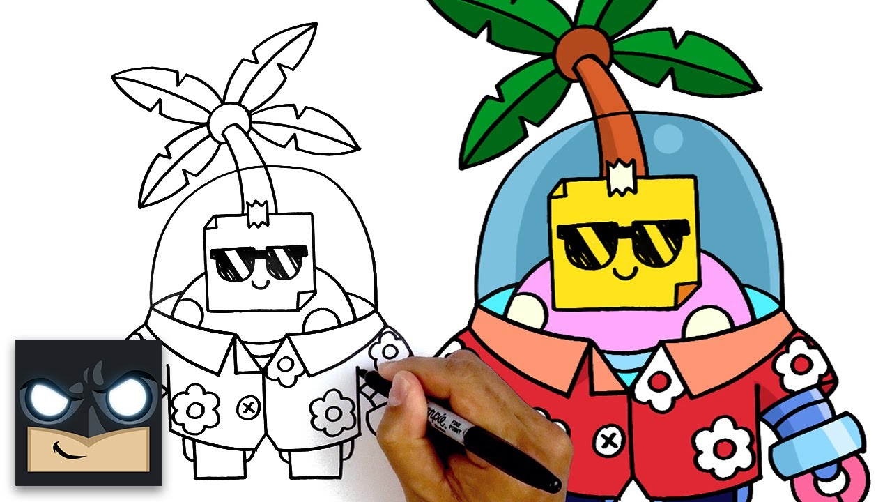 How To Draw Tropic Sprout | Brawl Stars