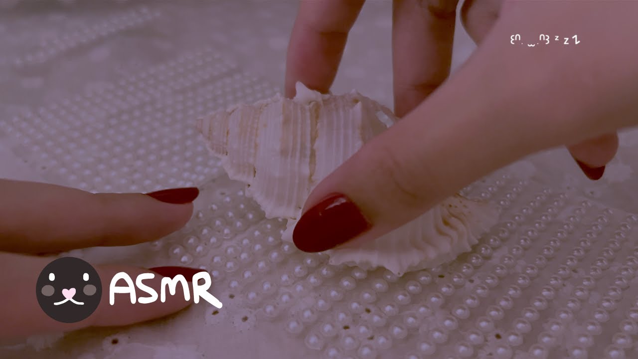 ASMR ⊹₊ ⋆ first time shell tracing, phone audio triggers!