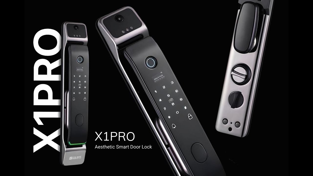 Golens X1PRO Smart Door Lock | 8 Unlocking Methods, 3D Face Recognition & Advanced Security Features