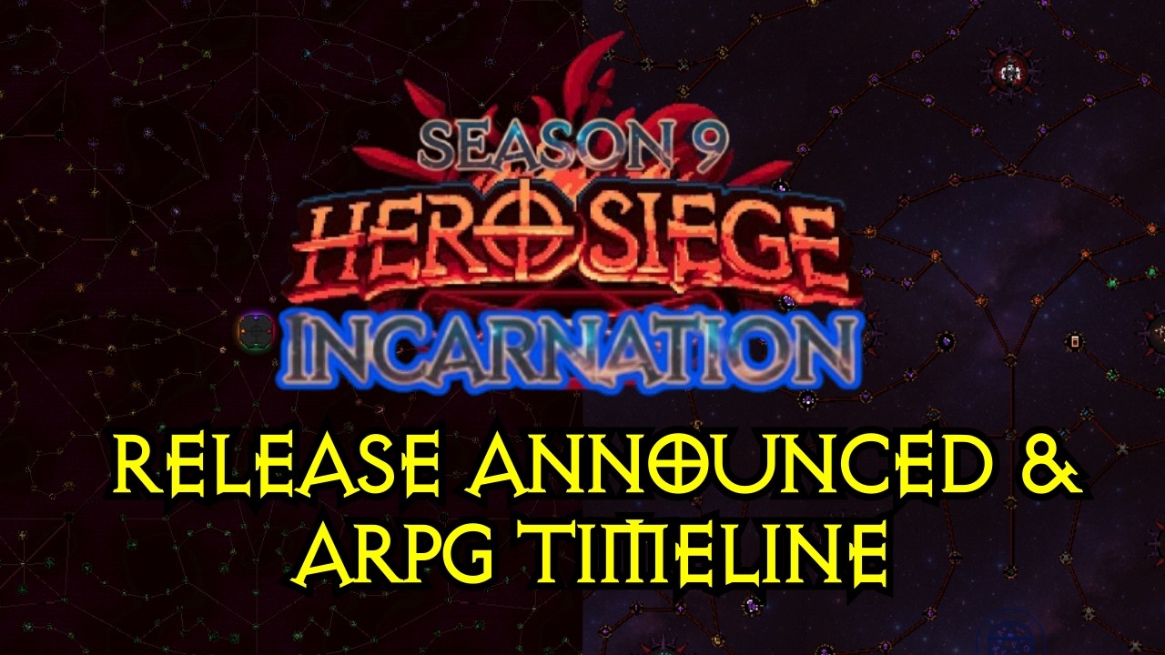 Дата выхода 9-го сезона Hero Siege и текущий график развития ARPG.