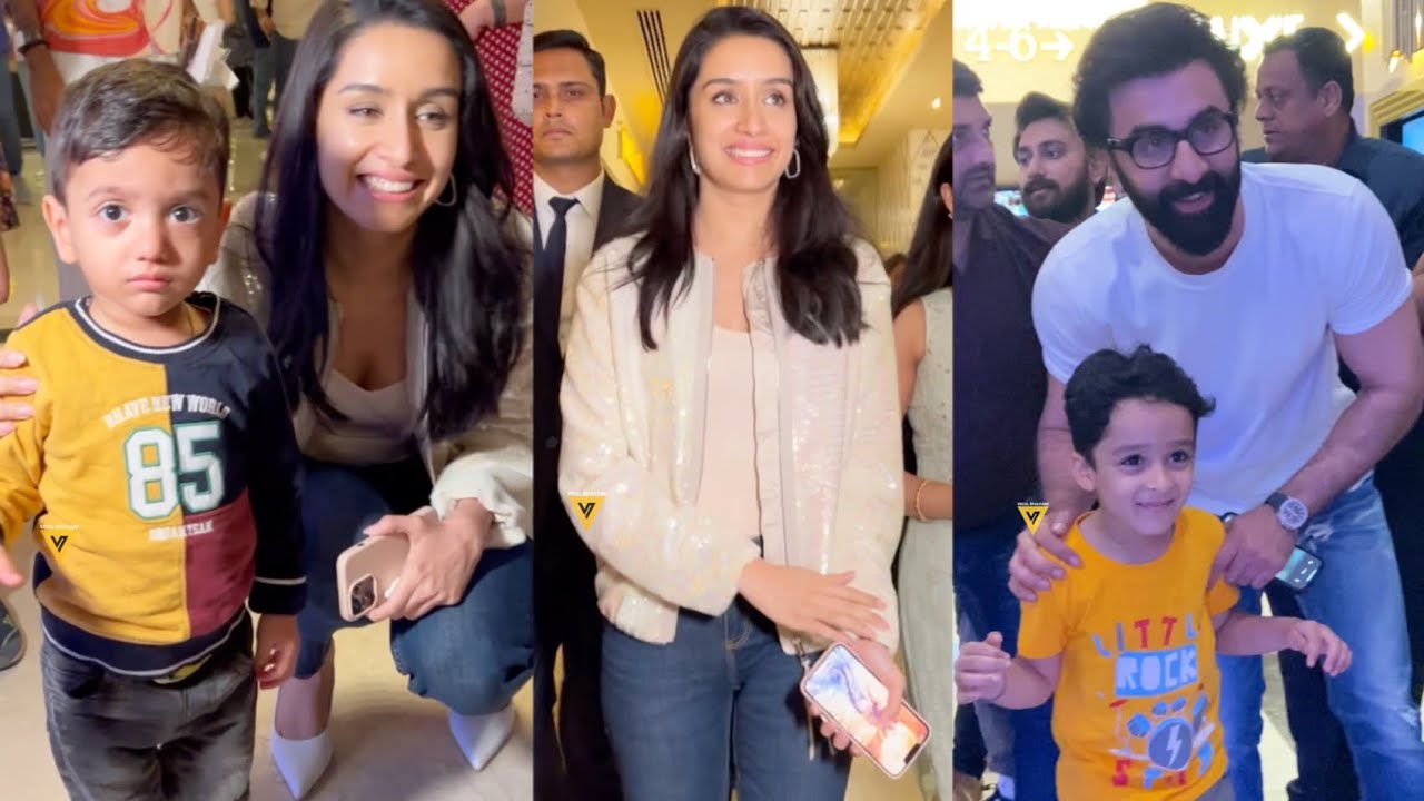 A very Good Gesture to their Lill Fan's from Shraddha Kapoor & Ranbir Kapoor at Screening of TJMM 😍💕