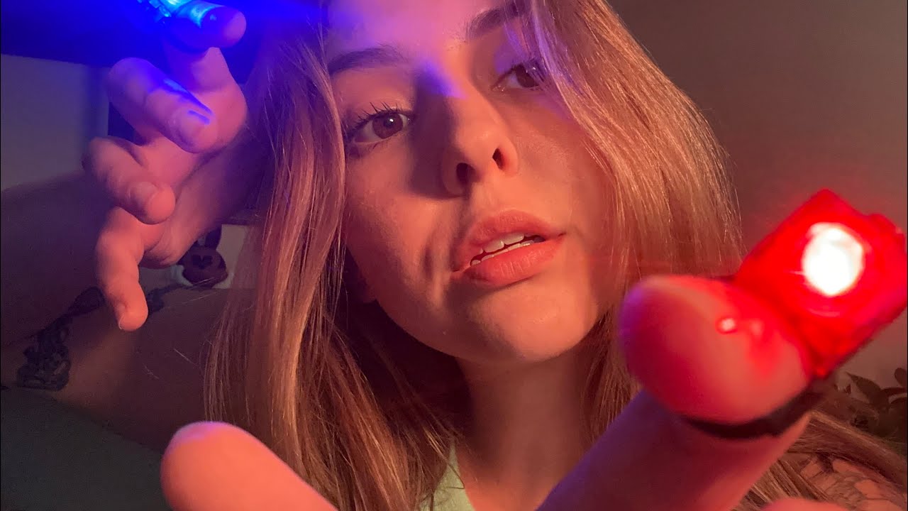 Light Triggers and Hand Movements ASMR (Soft Spoken, Mouth Sounds) 