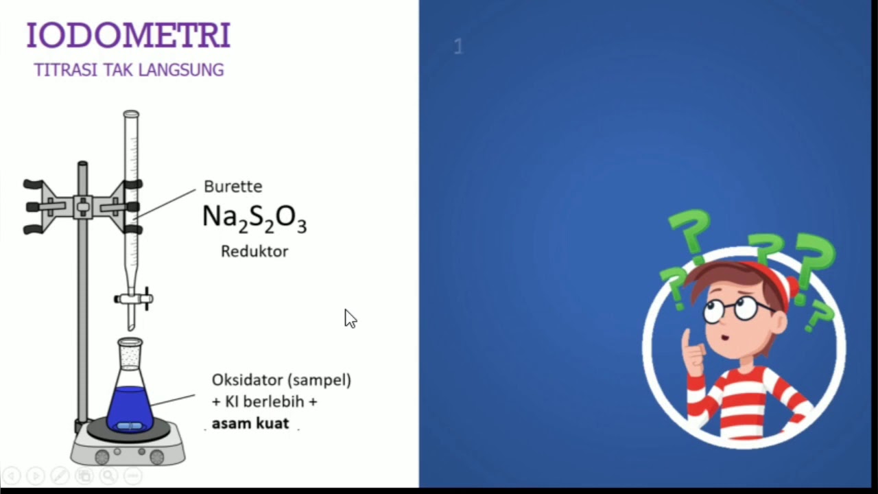 Titrasi Reduksi Oksidasi (Redoks) Part 3: Iodometri