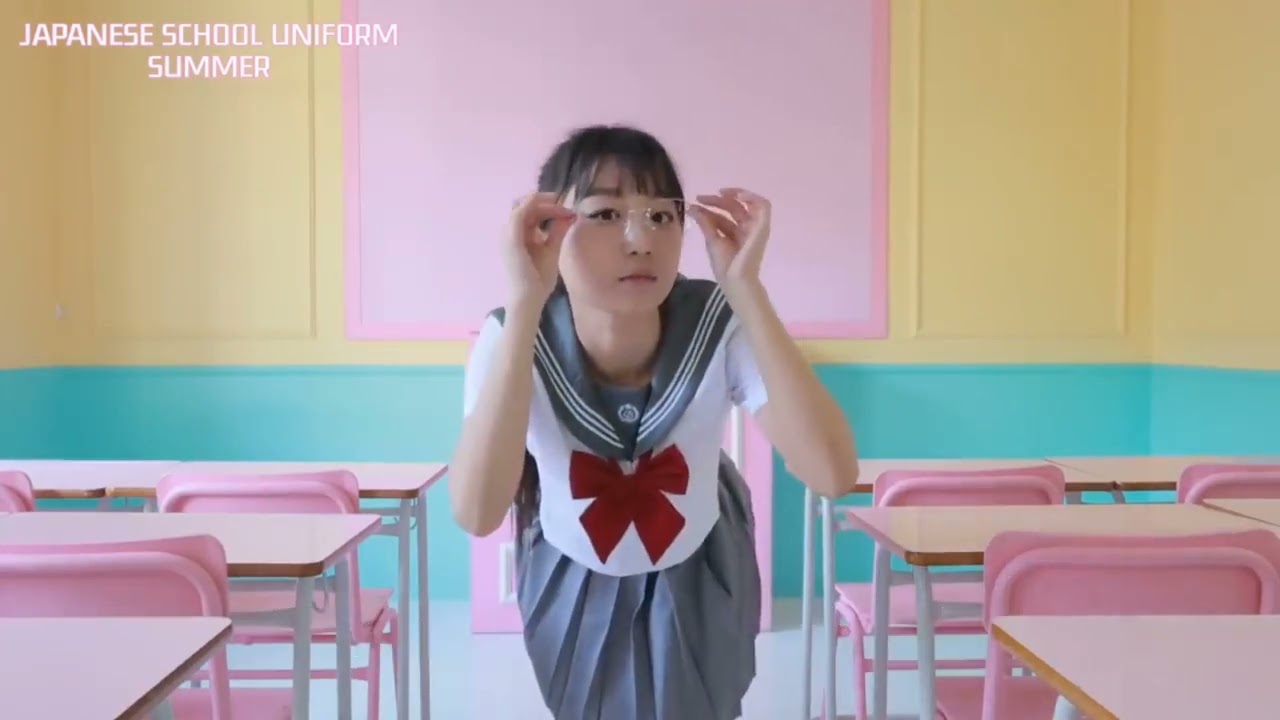 日本女子高中女校服，全程非常有料