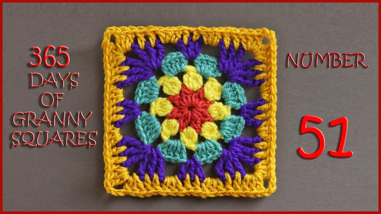 365 Days of Granny Squares Number 51