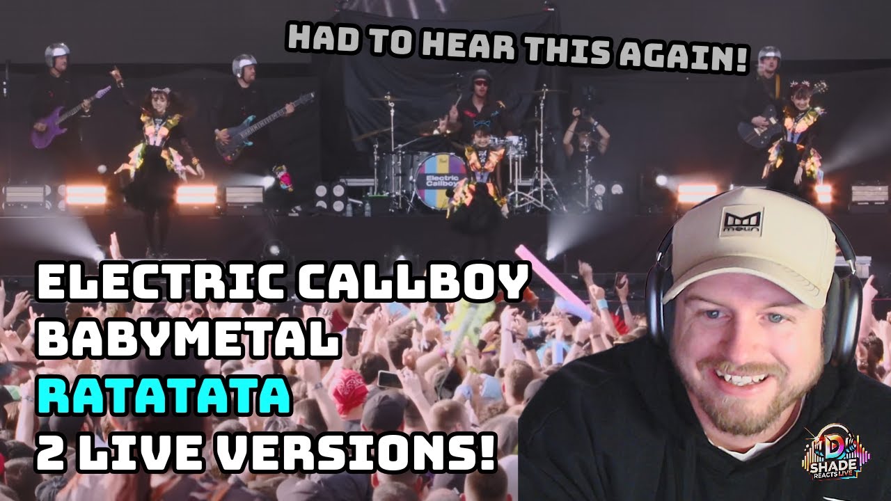 RATATATA LIVE - Reacting to two live performances of RATATATA by BABYMETAL & Electric Callboy