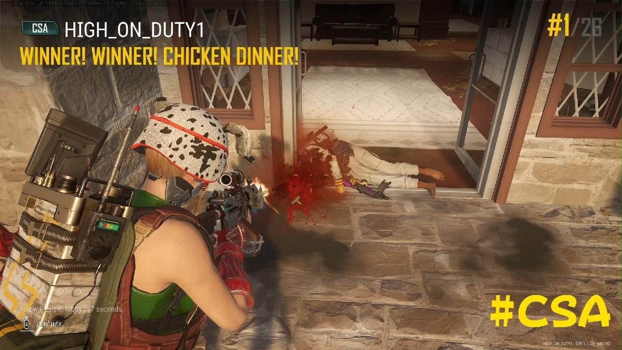 Rooftop battle and Chicken Dinner!