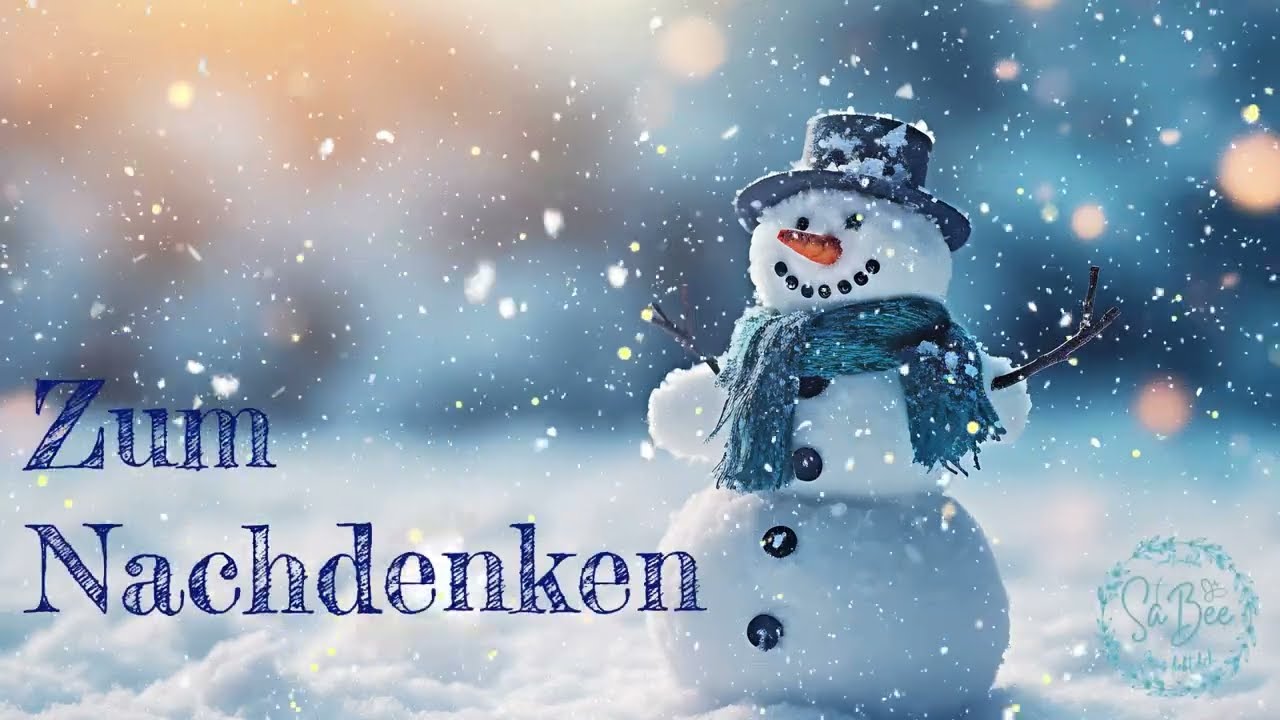 11  Januar Nachdenken