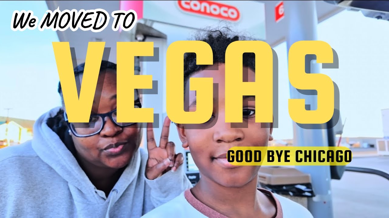 TRAVEL VLOG 🚐 Moving to Las Vegas 2025 | Goodbye Chicago!
