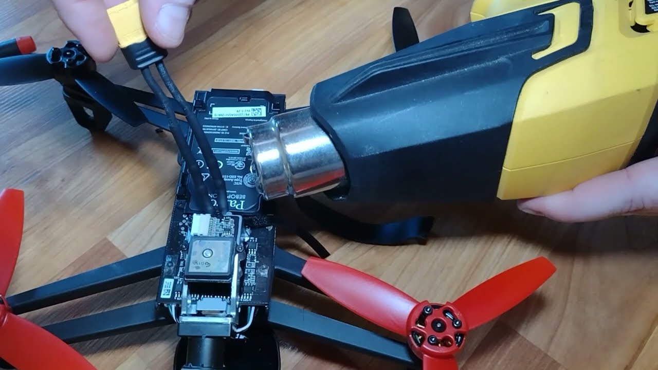 Parrot Bebop 1 Drone Detailed Battery Modification