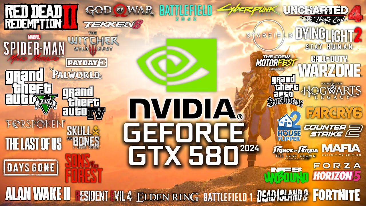 GeForce GTX 580 in 2024 - Test in 40 Games