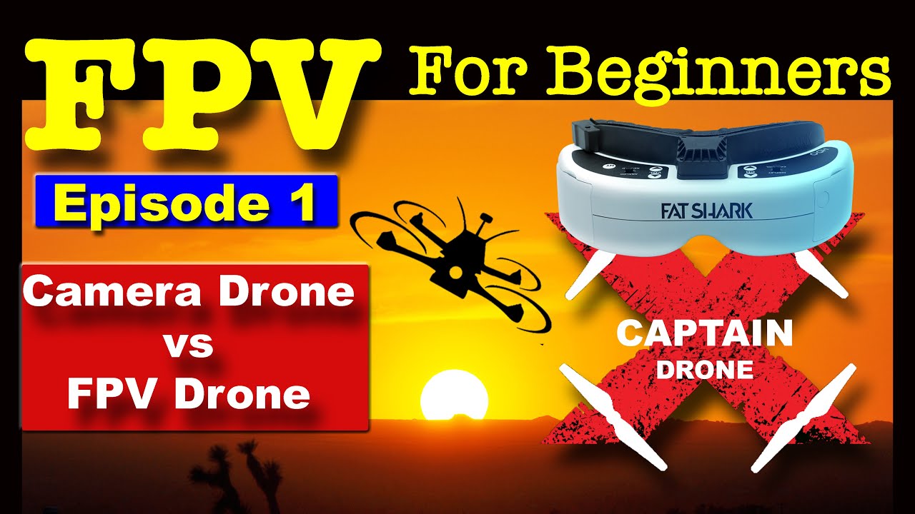 FPV #1 - DJI Camera Drone vs FPV Drone - What's the Difference?
