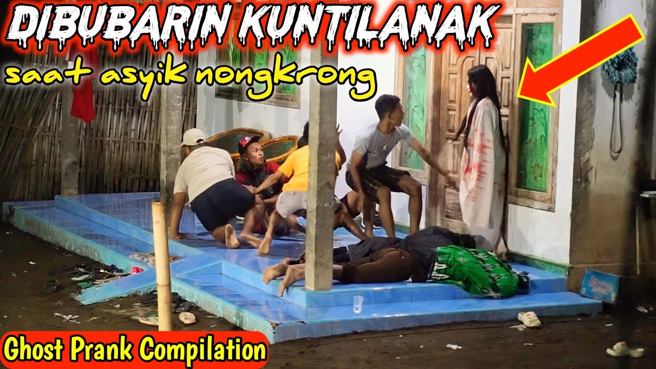 Kuntilanak Usil Bikin Geger || Prank Lucu Paling Ngakak || Funny Ghost Prank