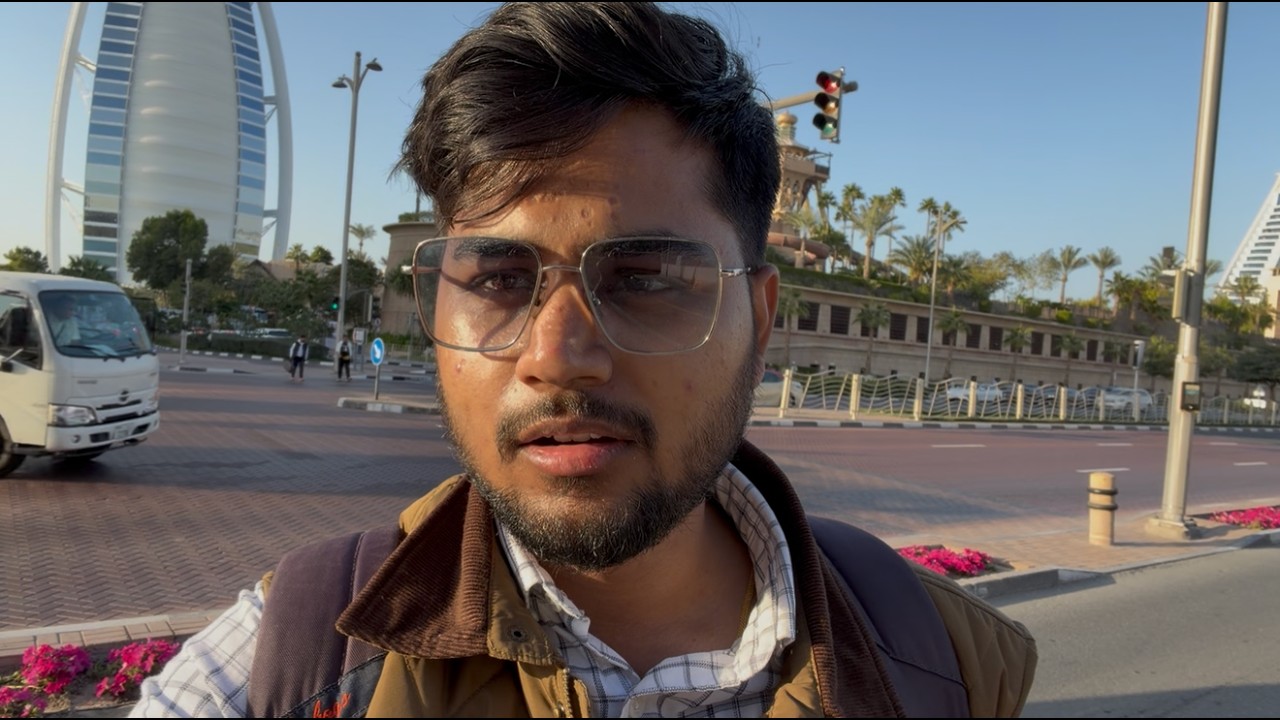 Dubai Jumeirah Beach and Burj Al Arab Hue Masti 😳🥳