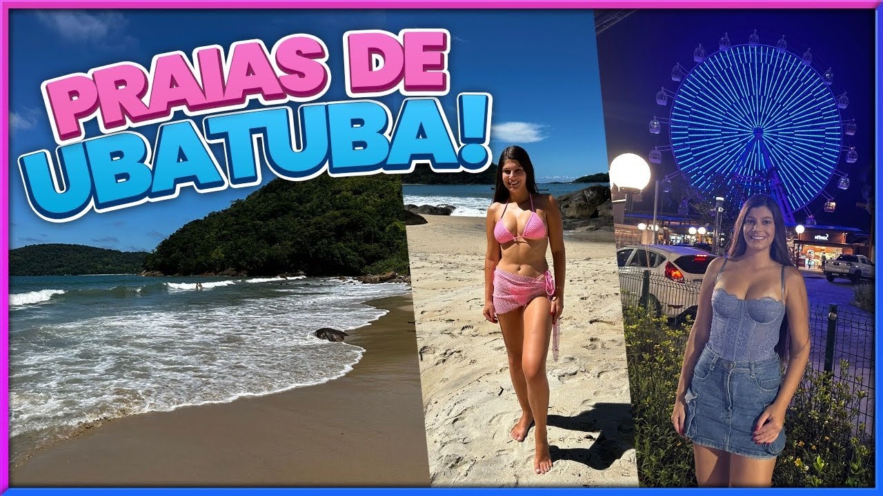 VLOG EM UBATUBA| MOSTRANDO AS MELHORES PRAIAS | JANTANDO FORA!