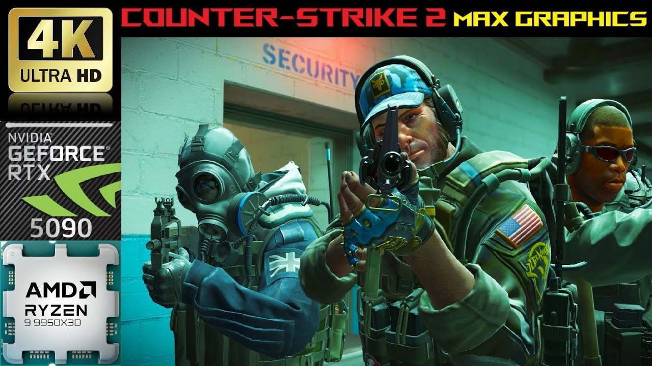 [4K] Counter Strike 2 - Nvidia RTX 5090 AMD Ryzen 9950x3D #gaming #cs2 #pc #cs #fyp #game #csgo #4k
