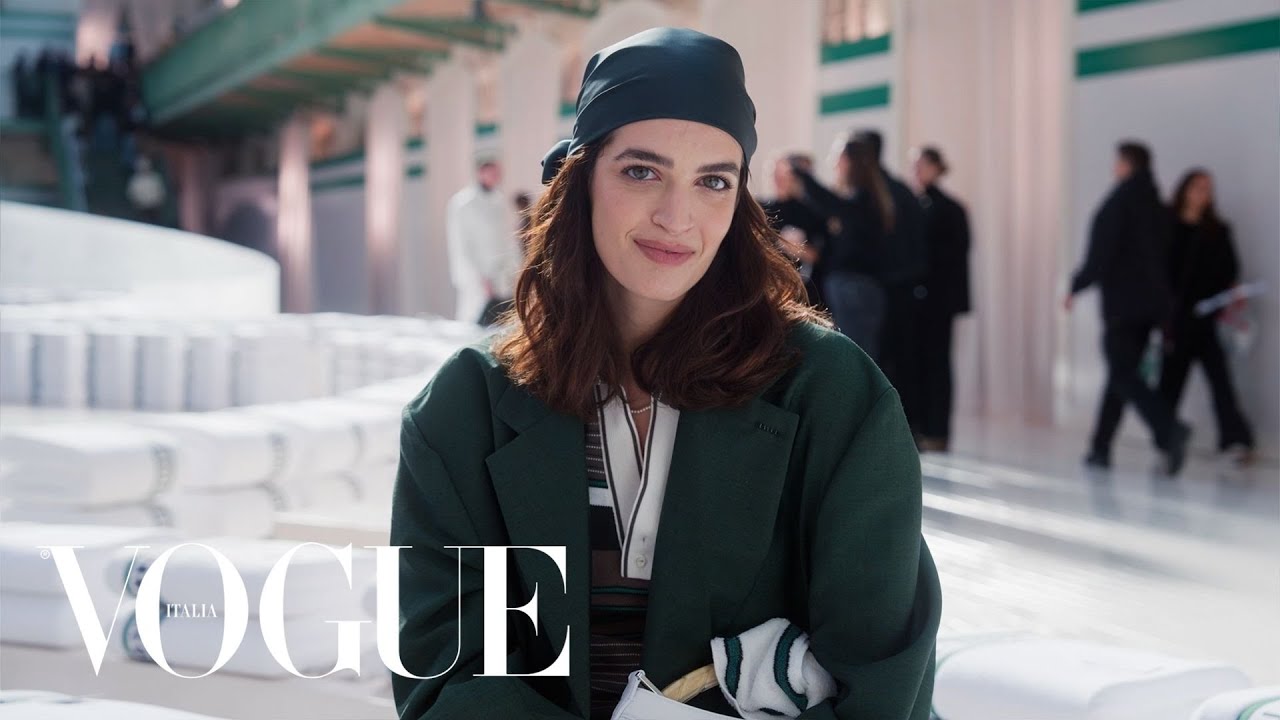 Greta Ferro si prepara con Lacoste per il loro fashion show a Parigi | Vogue Italia