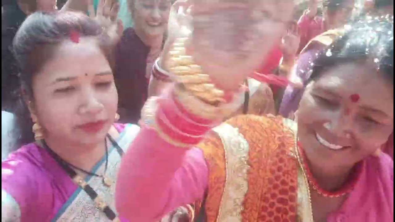 गांव की सादी में कुमाऊनी छलिया डांस.🙏🥀Dailyvlogs##Housewife##.Dailyroutine##natural##kirankbvlogs##@