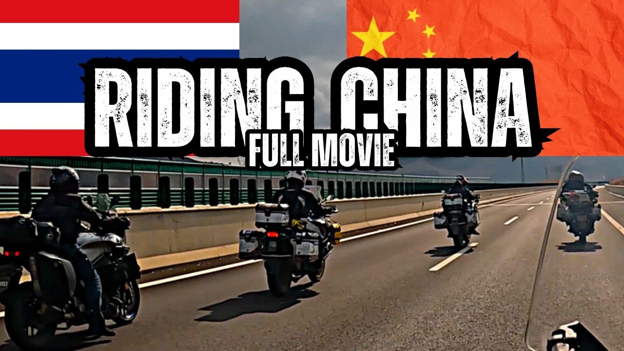 🇨🇳 FULL MOVIE | riding motorcycle around CHINA | ASIA  motorbike travel Honda Africa Twin