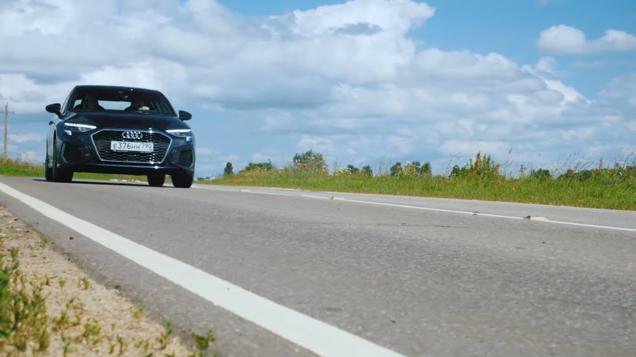 Audi A3 2021 он едет и тормозит! Официальный Тест Драйв