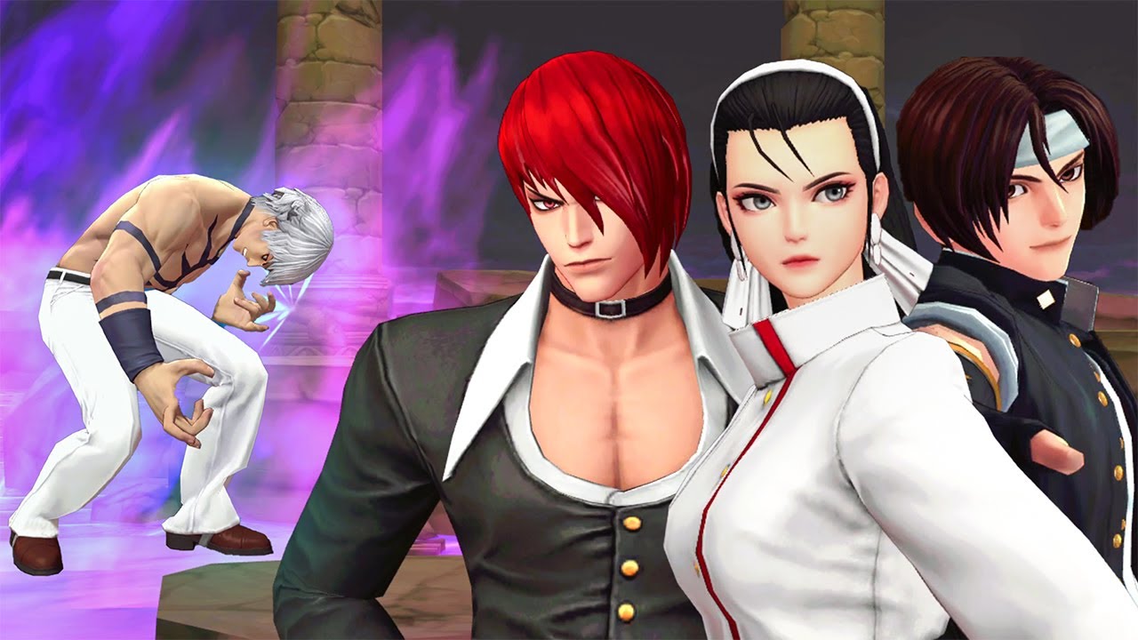 SS Team Sacred Treasures vs Orochi (Lunatic Difficulty) - KOF ALLSTAR