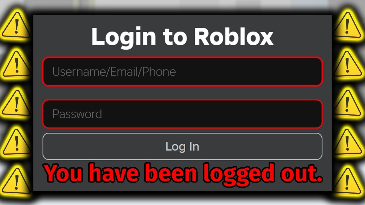 Ошибка Roblox, из-за которой постоянно происходит выход из системы...