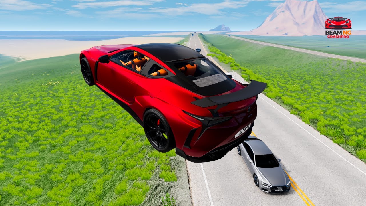 Realistic High-Speed Car Crashes in BeamNG.drive #5
