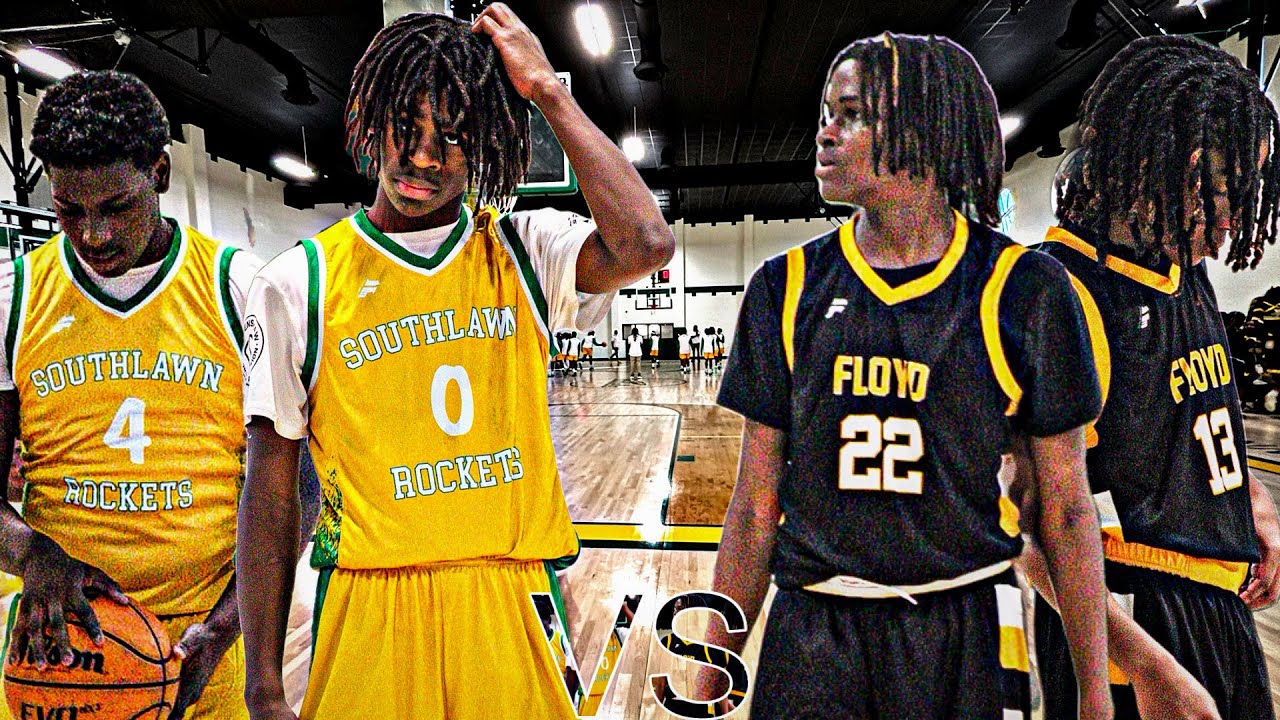 Southlawn 7th Grade vs Floyd Middle School Basketball Heated Matchup 