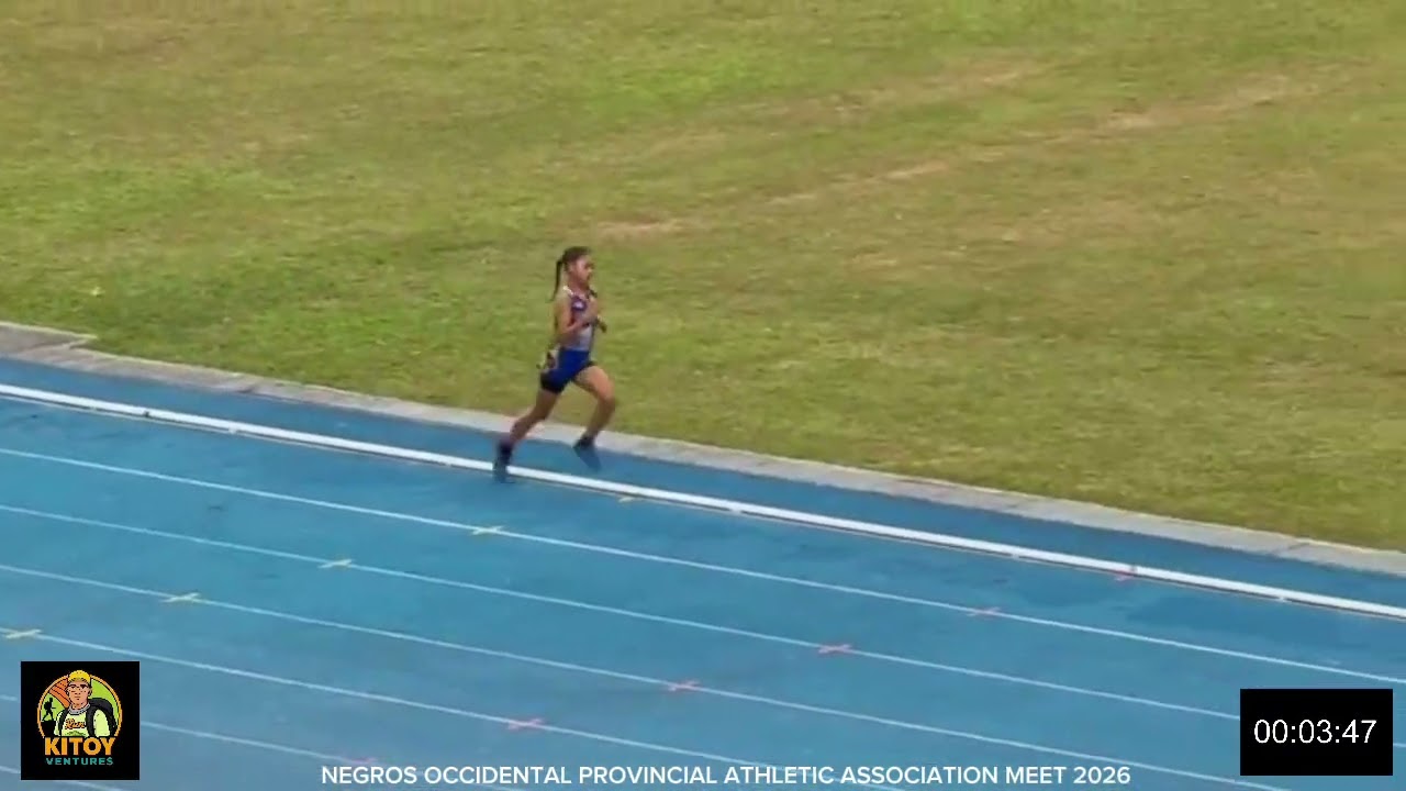 Negros Occidental Provincial Athletic Association Meet - 1500m Elementary Girls Final
