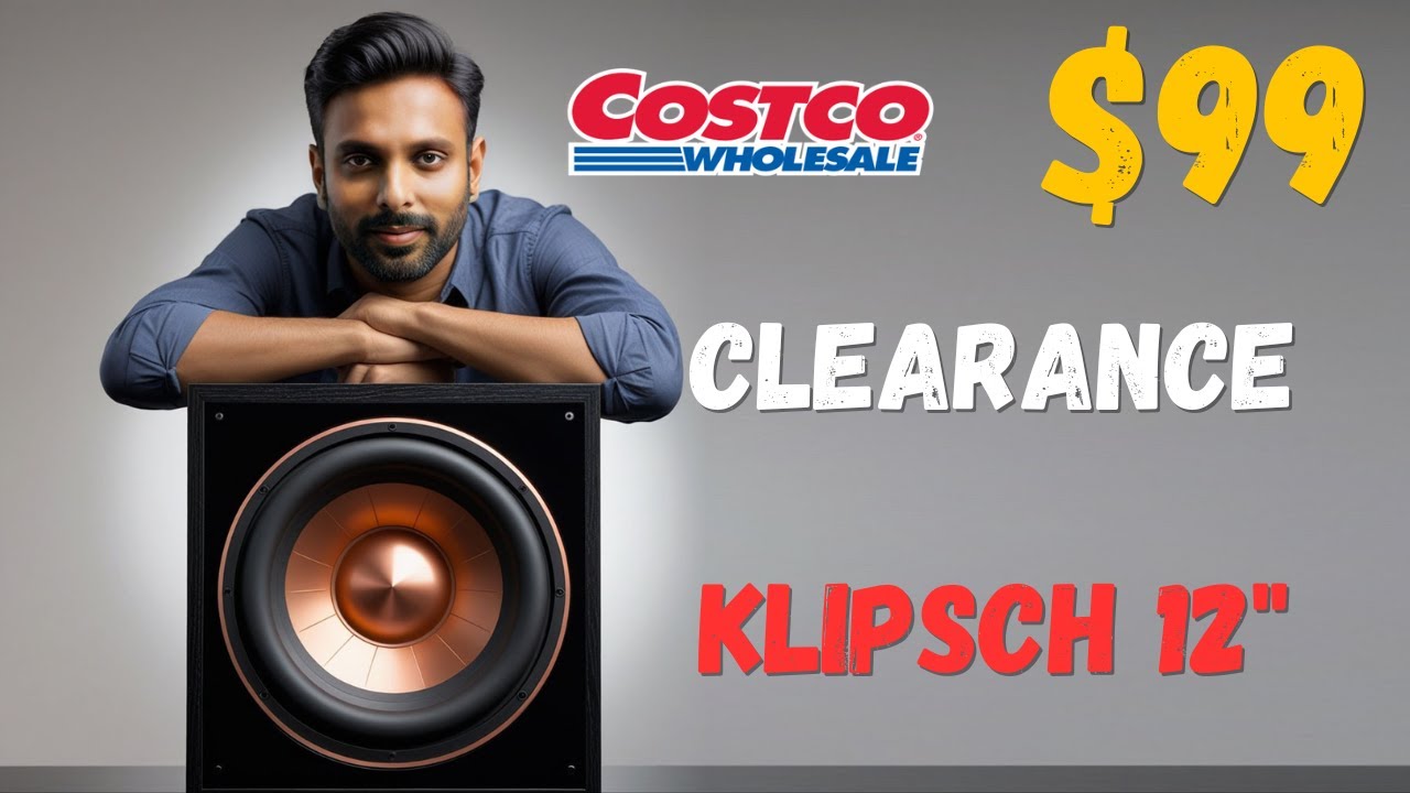SURPRISED by this $99 Klipsch 12 inch Subwoofer from Costco !