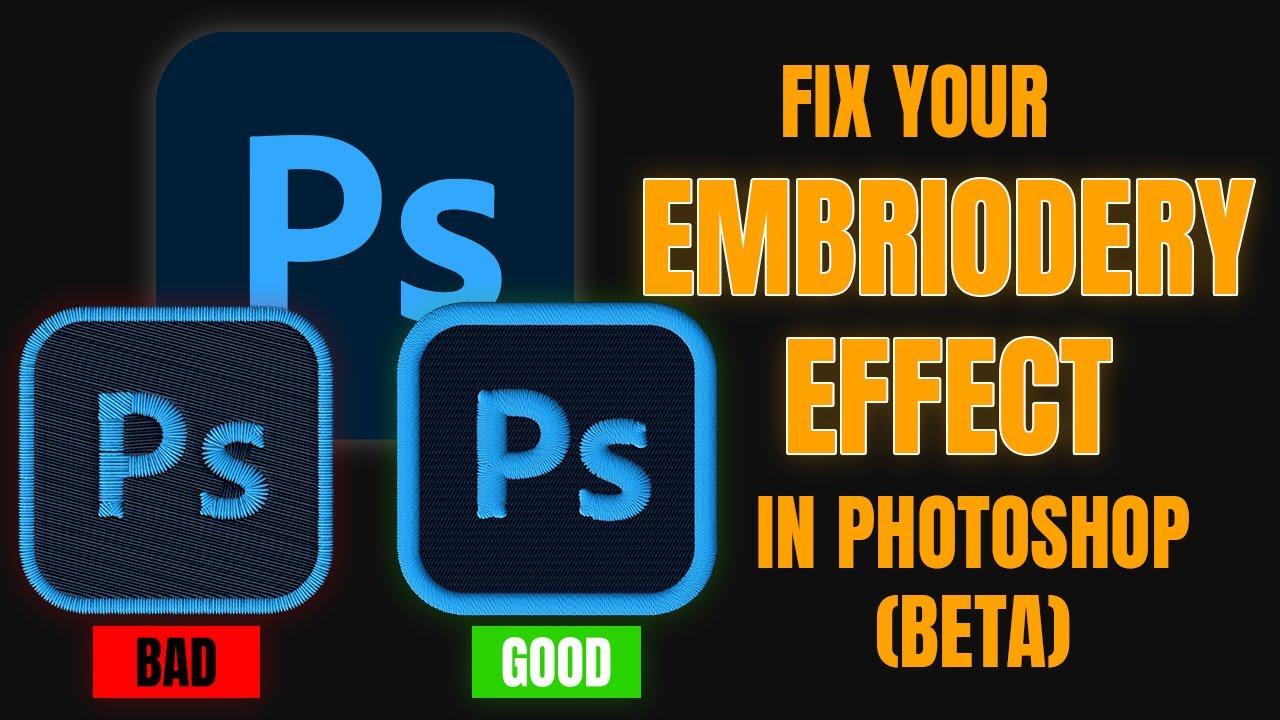 Fake Embroidery Effect In Photoshop (Looks Real!)