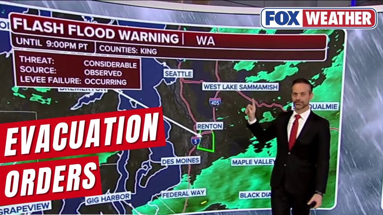Evacuation Orders Issued In Washington