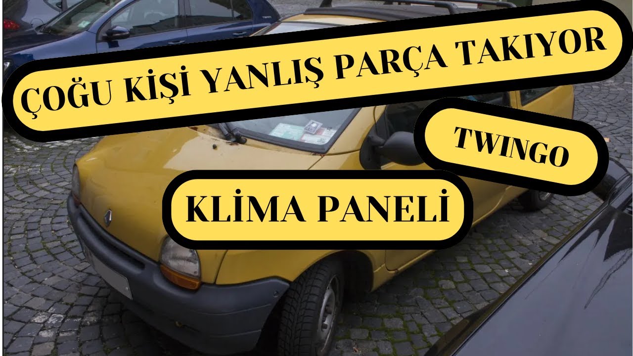 Bu Parçayı Çoğu Kişi Yanlış Takıyor | Renault Twingo Klima Panelini Tamir Ettik #renault #twingo