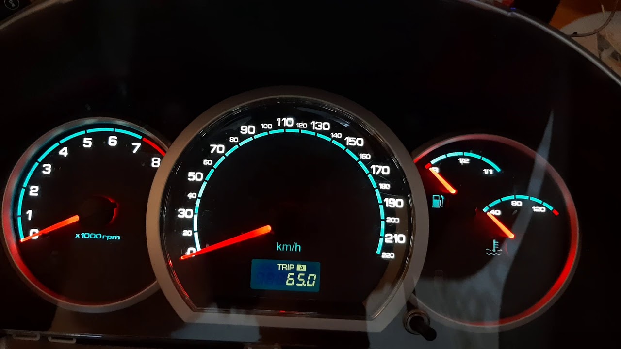Пересвет приборной панели Lacetti до 2007г.