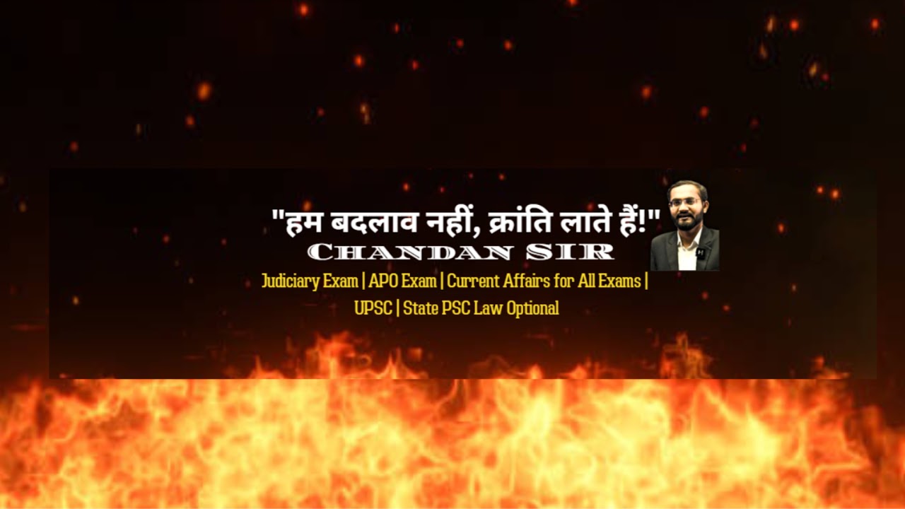 Judiciary Exam By Chandan Sir (ExamExpressAcademy) Live Stream