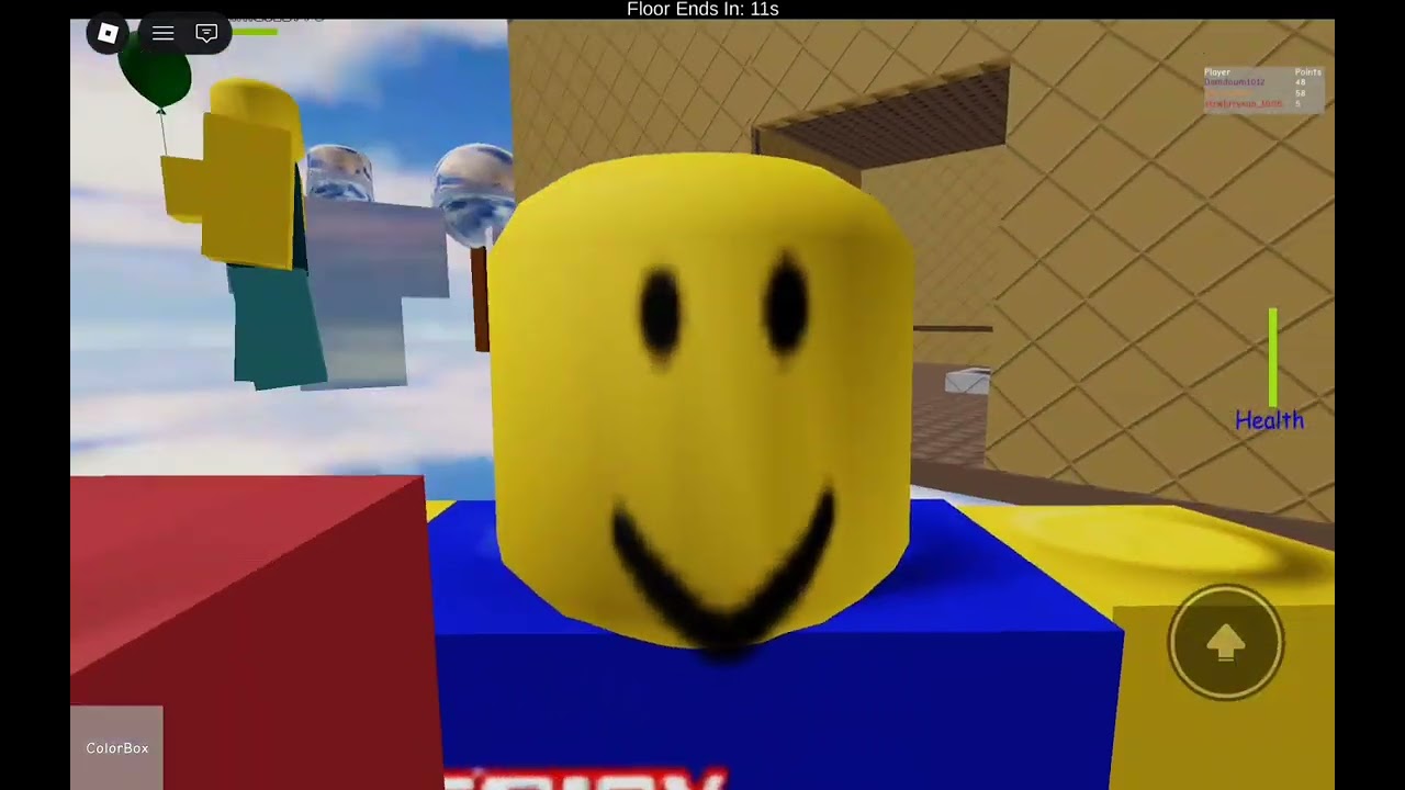 Retro Bloxy’s Elevator gameplay (with my friend)