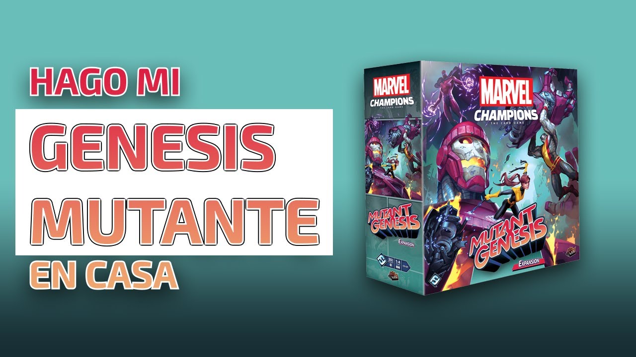 Hago mi propia Caja de Génesis Mutante para el Marvel Champions