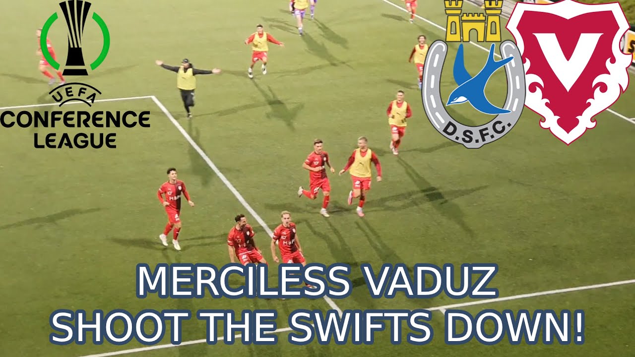 HEARTBREAK IN BELFAST | DUNGANNON SWIFTS VS VADUZ HIGHLIGHTS CONFERENCE LEAGUE 2QR