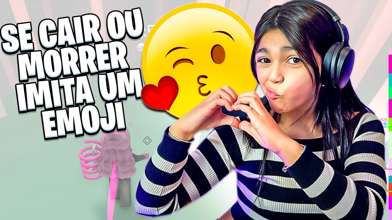SE CAIR OU MORR3R TEM QUE IMITAR UM EMOJI😘 Tower of Hell
