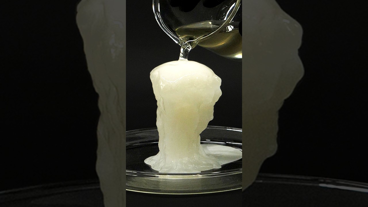 Using vinegar to grow a weird tower