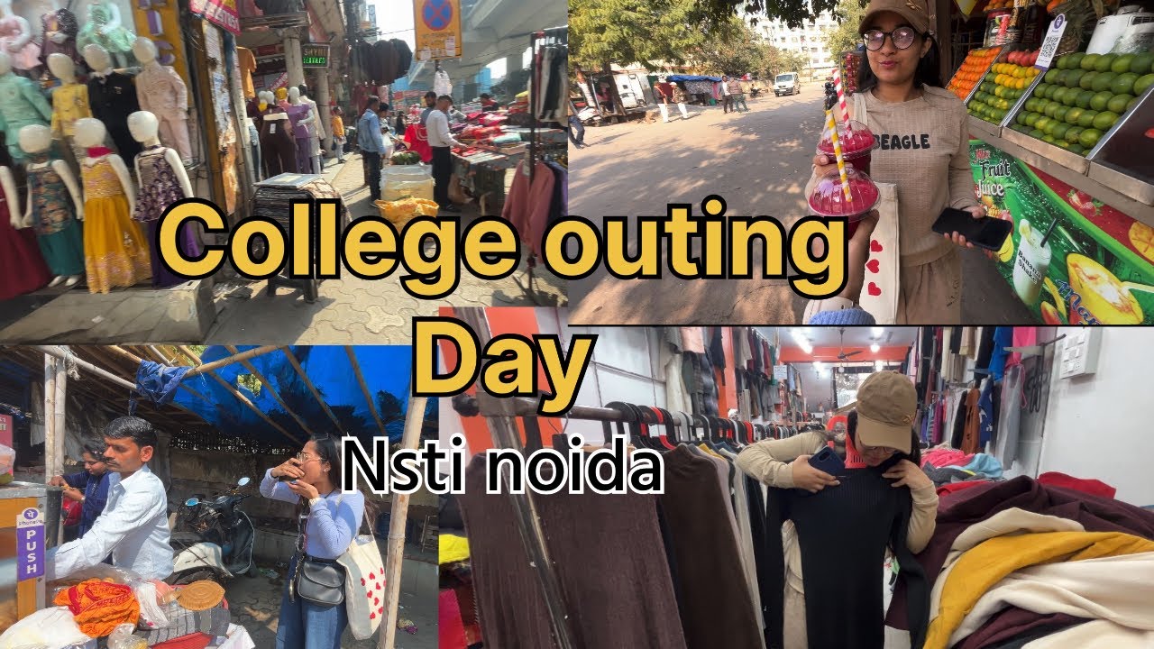 Explore Atta market🤗collage outing fruits shopping🍎#noida #hostellife #mua #vlog #studentlifestatus 