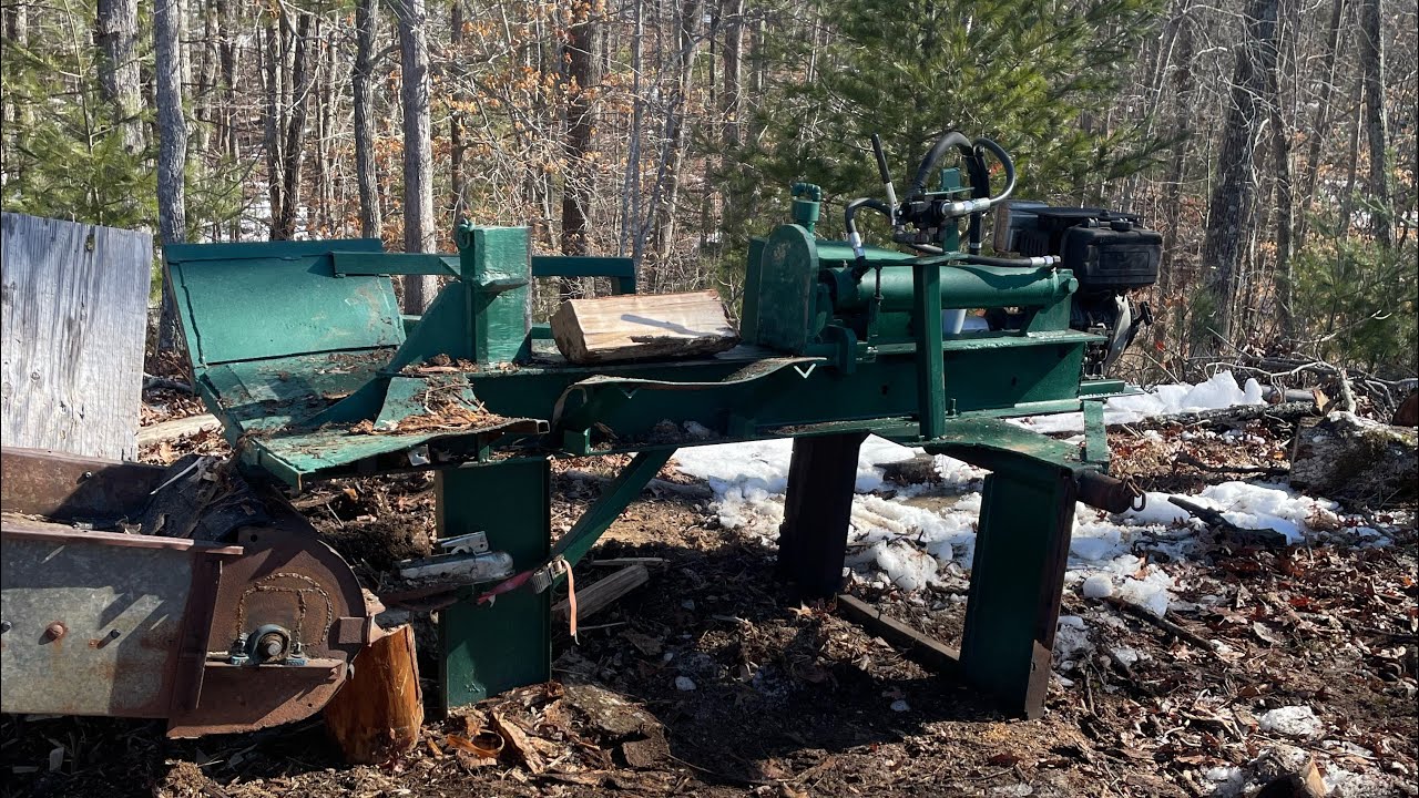 Homemade log splitter repairs and upgrades
