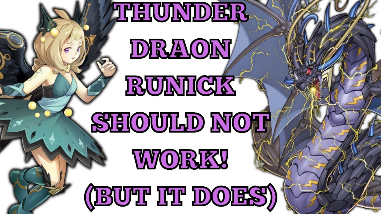 THUNDER DRAGON RUNICK WORKS? DECK PROFILE + COMBO! APRIL 2024 BAN LIST! 