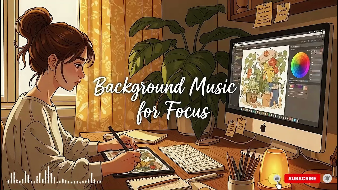Gentle Focus Music for Long Study Sessions 📖