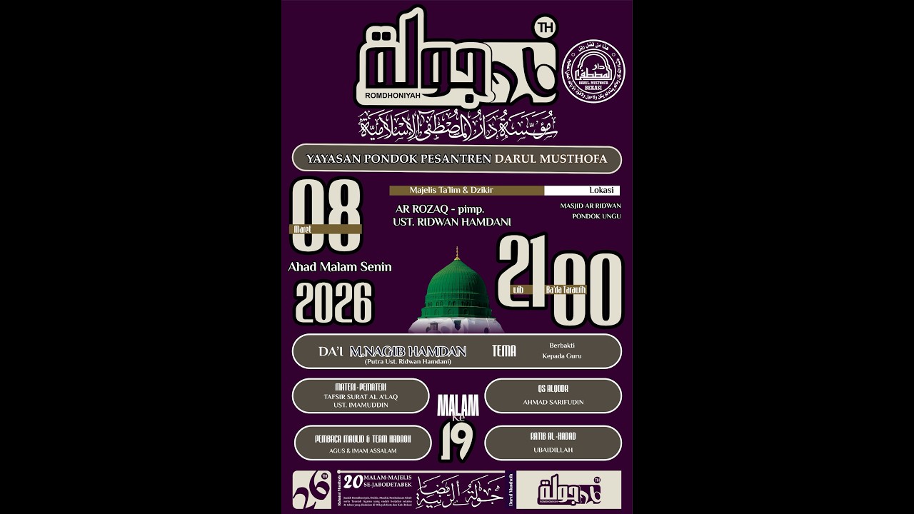 🔴 (LIVE) Jaulah Romadhon 1447 H /Ke 26 | Kajian Sulammut Taufiq Bersama Abuya KH.Hamzah Hamdani